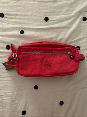 Kipling Agot Large Toiletry Bag in Vibrant Pink